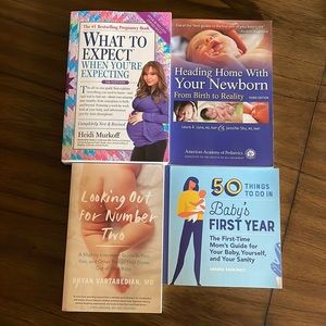 Maternity, Baby, and Parenting Books (4-pack)